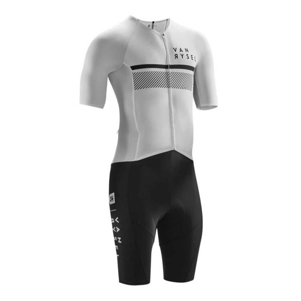 ชุดไตรแอธลีตแบบชิ้นเดียวสีขาว/ - Cycling Gear Brands บทวิจารณ์และราคา