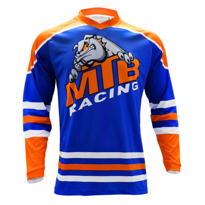 เสื้อแข่งจักรยานเสือภูเขาแขนยา - Cycling Gear Jersey บทวิจารณ์และราคา